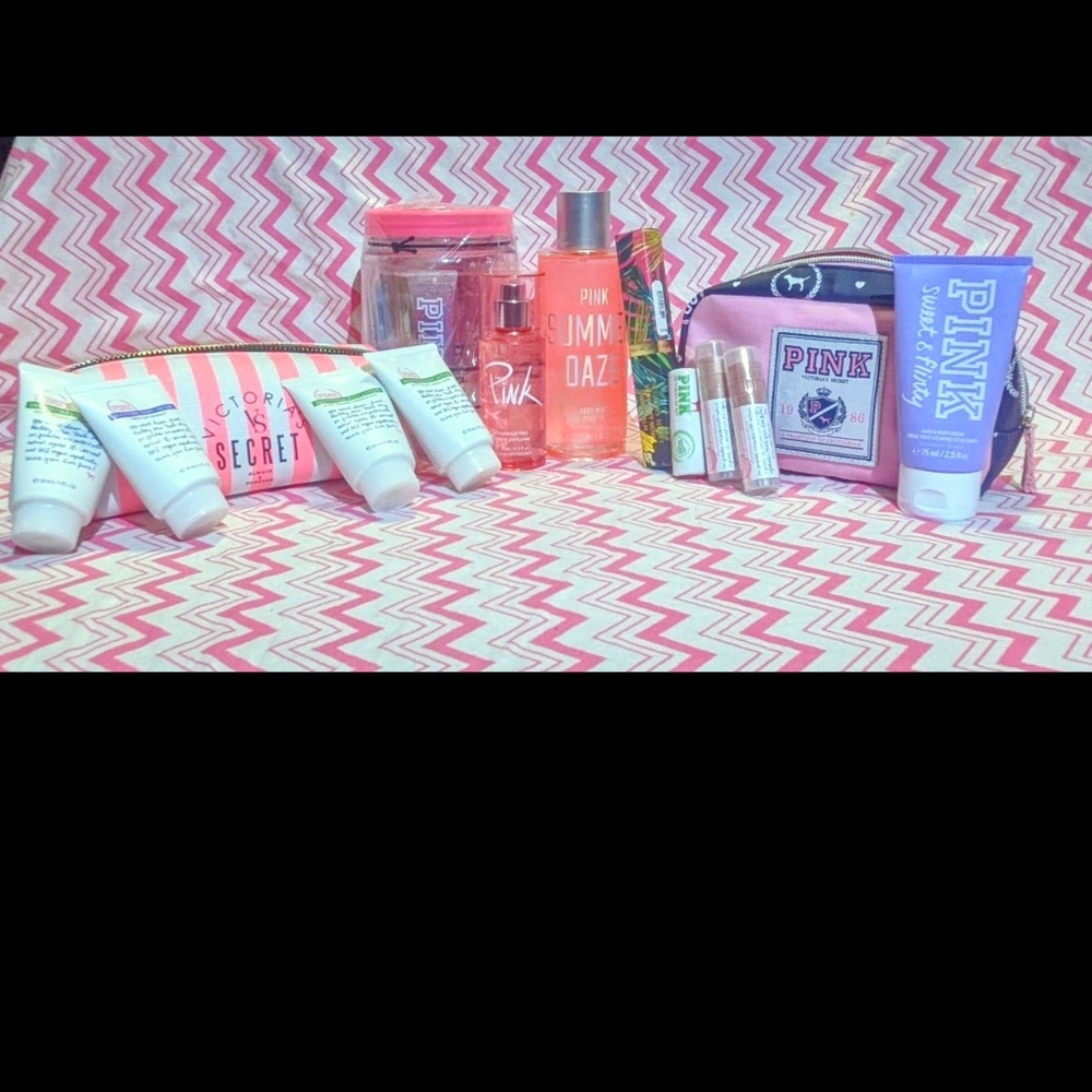 Victoria's Secret Pink and Lavender Beauty Trio
